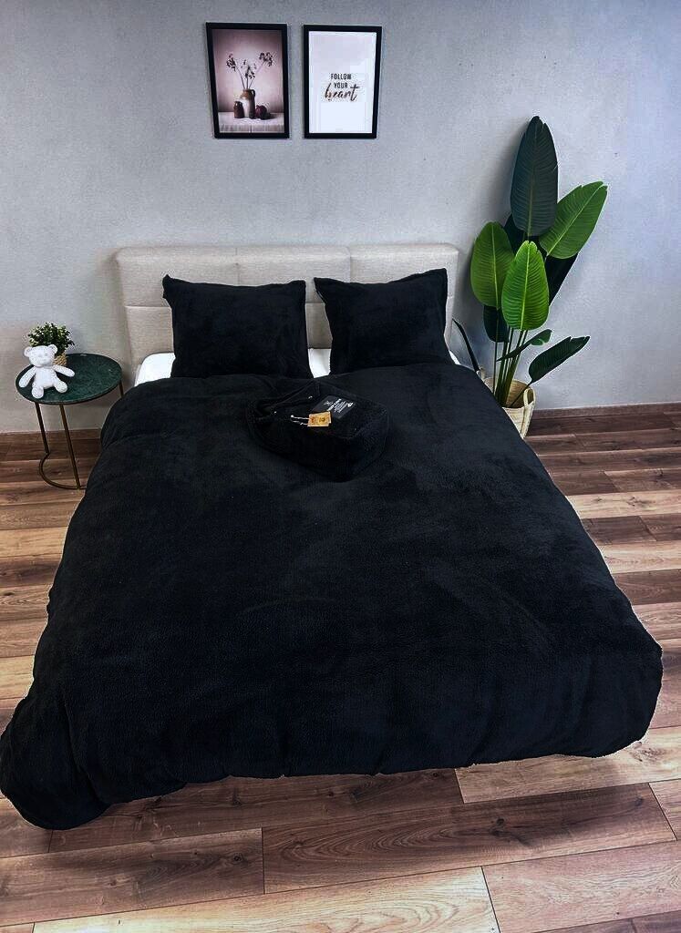 Black Teddy Duvet Cover Beau Maison