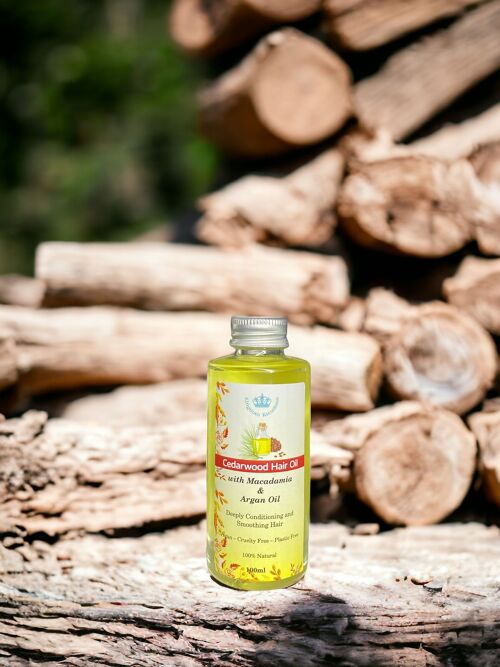 Hair Oil - Cedarwood with Macadamia and Argan Oil