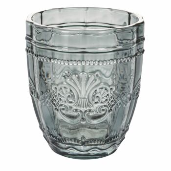 Coffret 4 verres à eau 265 ml en verre transparent à décor d'arabesques, Pierres de Syrah 5