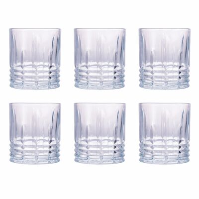 Juego de 6 vasos de agua de vidrio 320 ml, Glace Classic