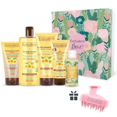 Monoï à la Folie Idyllic Body & Hair Gift Set + Free Hair Brush