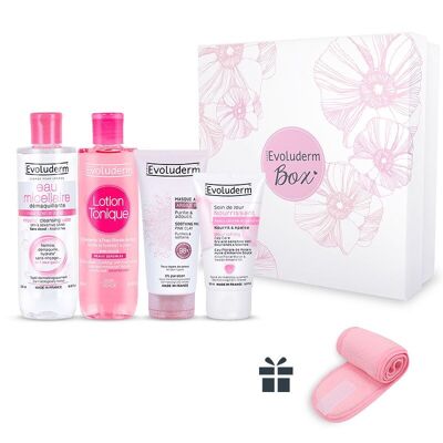 Set Cuidado Facial Piel Sensible + Diadema Facial Gratis