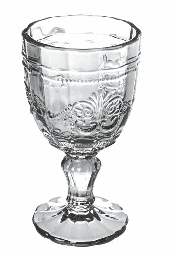 Coffret de 6 verres 265 ml en verre, décor arabesque, Syrah 5