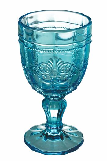 Coffret de 6 verres 265 ml en verre, décor arabesque, Syrah 9