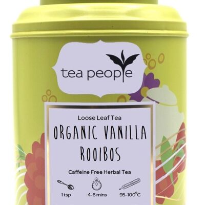 Organic Vanilla Rooibos - 125g Tin Caddy