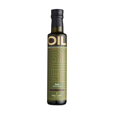 ACEITE DE OLIVA DE ALBAHACA PRENSADO EN FRÍO