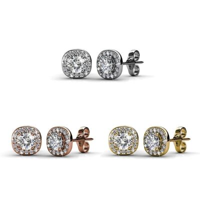 Cushy LOT earrings - Gold, Rose gold, Silver