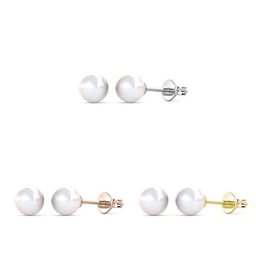 Boucles d'oreilles Full Moon LOT - Doré, Or rosé, Argenté