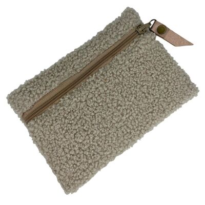 Marsupio S, "Bouclette" beige