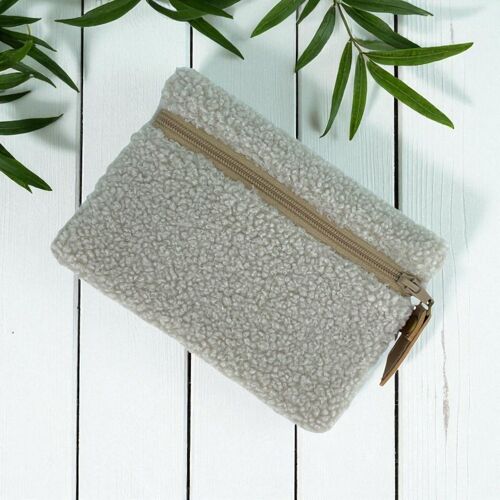 Pochette S, "Bouclette" sable
