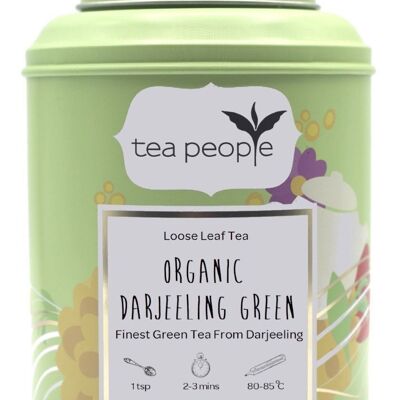 Organic Darjeeling Green - 125g Tin Caddy