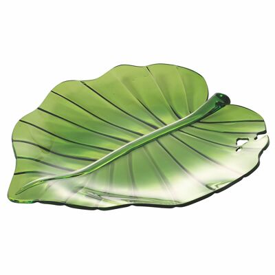 Green leaf saucer l.28 cm, The Kitchen