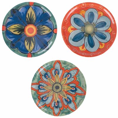 Assorted porcelain pizza/serving plate Ø 33 cm made in Italy, Infinito