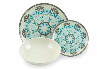 Service de table en porcelaine 18 pièces, 6 couverts différents, Cala Jondal 6