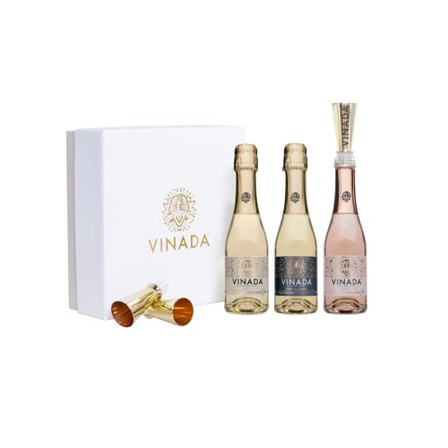 GIFT BOX (VEGAN, 0% Alc.) 3 x 200 ml + 3 SIPPERS