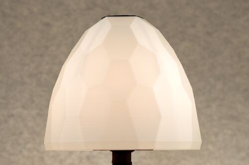Geo Lamp Shade in White