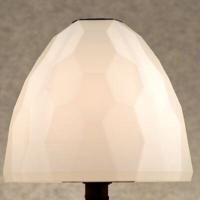 Geo Lamp Shade in White