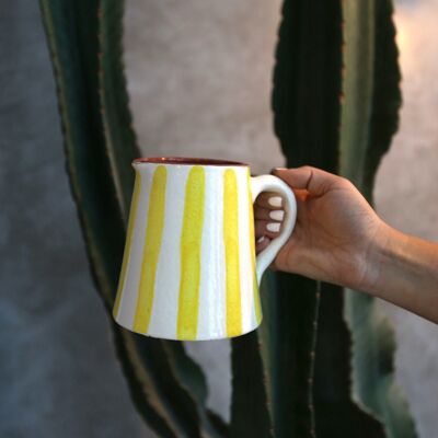 100% handmade ceramic Mina pitcher