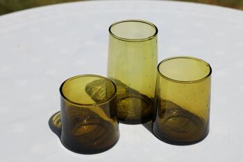 Lot de 6 verres à eau Beldi Ambré - Monsieur 2