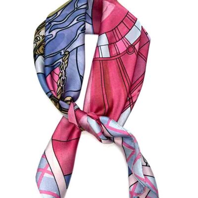 Silk touch scarf 70x70 D-87