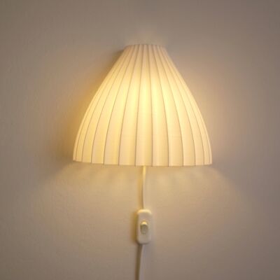 Lámpara de pared Lili en blanco