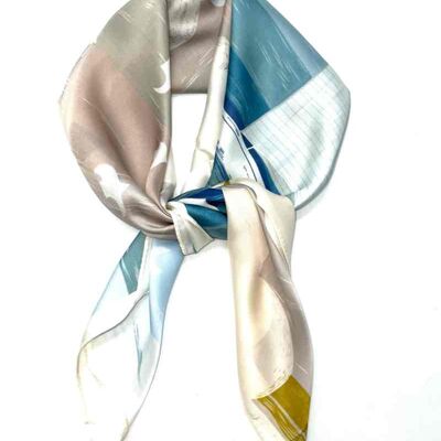 foulard touche soie 70x70 D-88