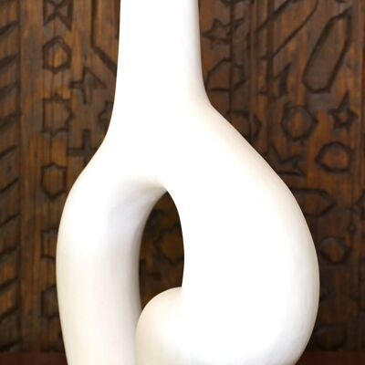 100% handmade Boho ceramic vase