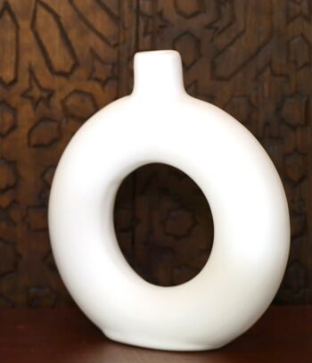 Vase ceramique Ring 100% fait-main 1