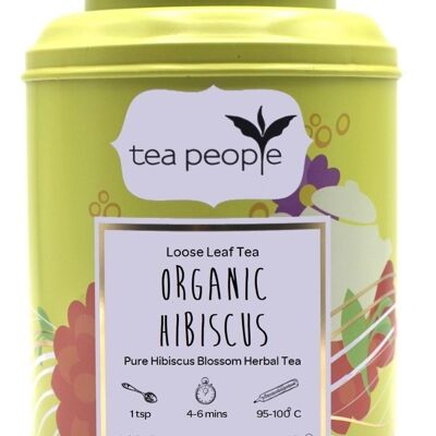 Organic Hibiscus - 125g Tin Caddy