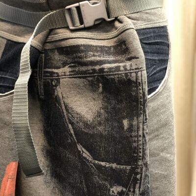 PANTALONI IN FELPA GRIGIO