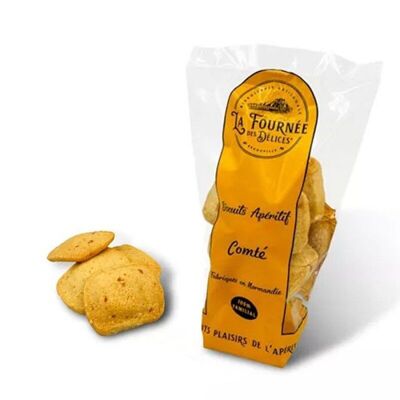 Aperitif shortbread with Comté cheese 100g - The batch of delights