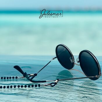 Chaîne à lunettes en cristal "Bali" 4