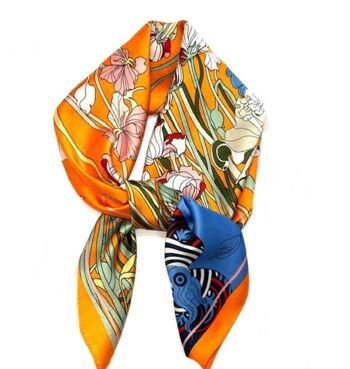 foulard touche soie 70x70 D-100 5