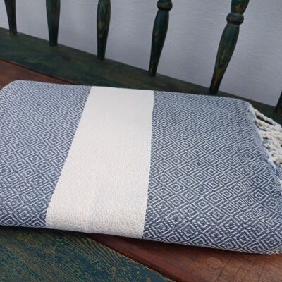 Fouta Djerba grigio antracite