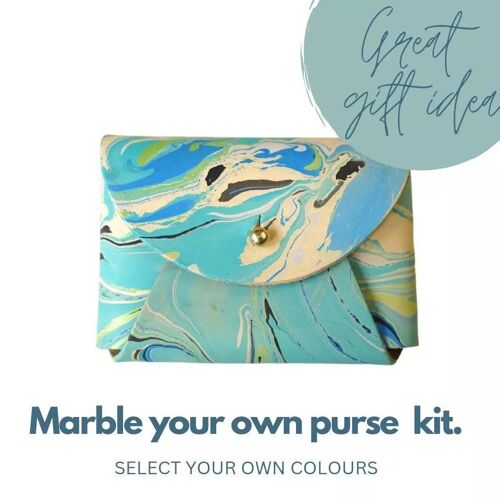 DIY Kit - Marble Your Own Leather Purse