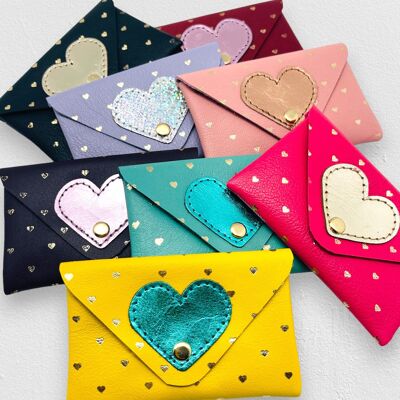 Card case Goldheart mixed colors