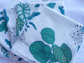 Kit de soin - Lingettes lavables et bandeau de soin - Plantes 5