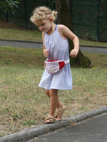 Sac banane enfant - Fraises 🍓 - Fait en France 3