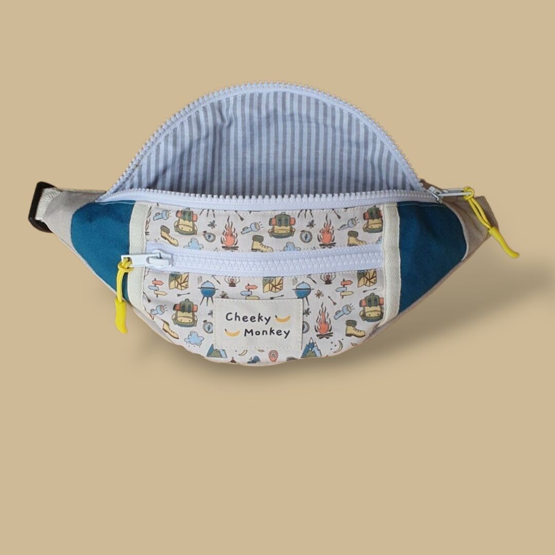 Kinder-Gürteltasche – ⛺️ Camper – Hergestellt in Frankreich