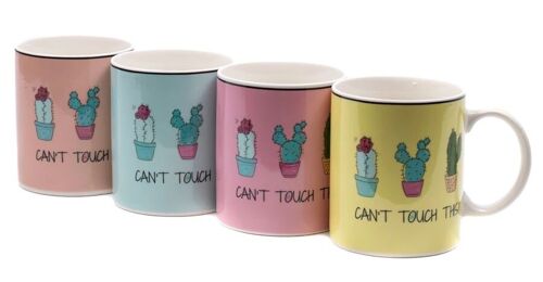 "CACTUS" ceramic mug with box in 4 colors. Dimension: 8x9.5x8cm Capacity: 330ml LM-314