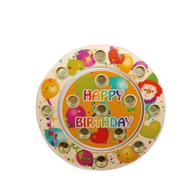 Geburtstagsringe "Happy Birthday" klein