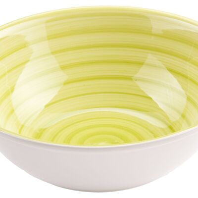 POSITANO SET OF 3 HAND PAINTED CERAMIC SALAD BOWLS 6 COLORS