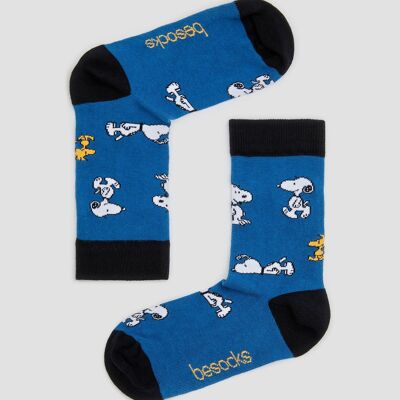 BeSnoopy Kids Bleu - Chaussettes 100% Coton Bio