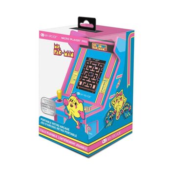 Mini Borne d'Arcade Ms. PAC-MAN™ Console Portable Retrogaming 5