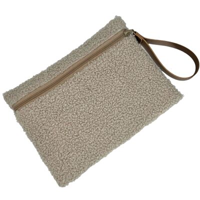 Pouch M, “Bouclette” sand