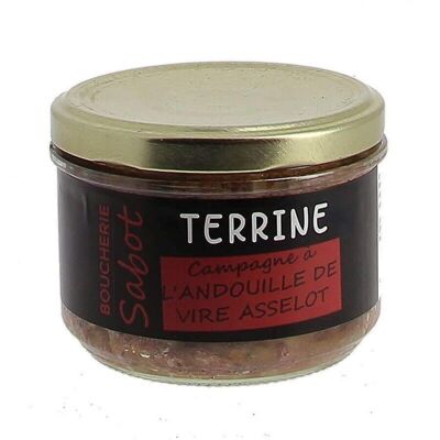 Country terrine with andouille de Vire 180g - Sabot