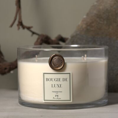 Champagne Rose Luxury 5 wick Candle 75oz-2.140kg