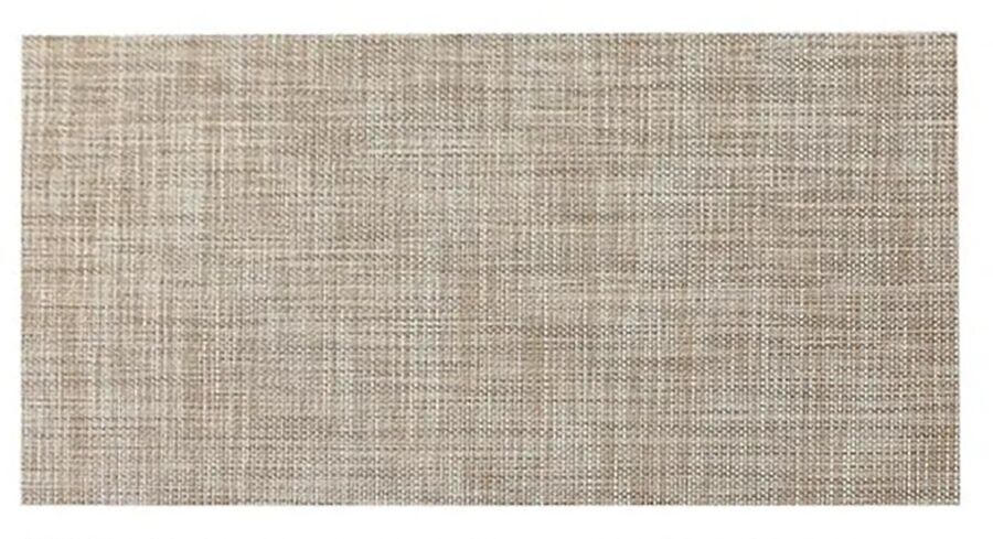 Rutschfestes, wasserfestes Tischset in gebrochenem Weiß. Abmessung: 45 x 30 cm LM-338D