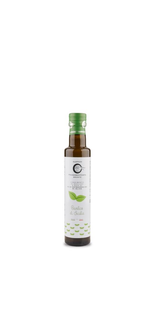 Condimento al Basilico a base di olio extravergine di oliva