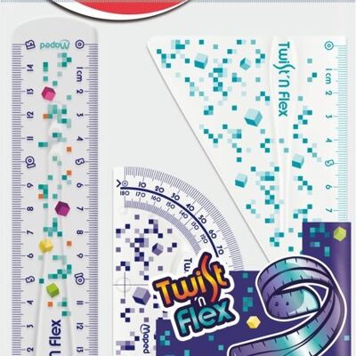 TWISTNFLEX PIXEL PARTY TRACKING SET 3PZS BOLSA